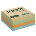 Samolepicí bloček v kostce Stick'n by Hopax FSC COC - 76 x 76 mm, luční mix, 400 lístků