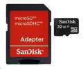 SanDisk Micro SDHC 32GB Class 4 + SD adaptér (SDSDQB-032G-B35)