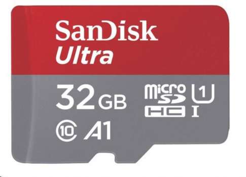 SanDisk MicroSDHC 32GB Ultra (SDSQUA4-032G-GN6IAI) + adaptér