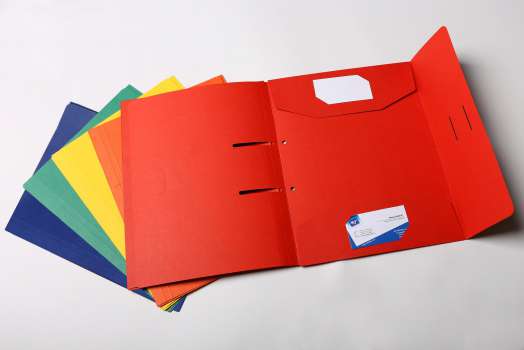 Papírové zakládací desky HIT Office - A4, mix barev, 6 ks