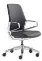 Kancelářská židle ARCO - se středním opěrákem, černá