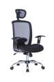 Kancelářská židle Samos - synchro, černá
