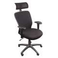 Kancelářská židle Santorini - synchro, černá