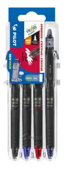 Gelový roller Pilot FriXion Point Clicker - set2go, sada 4 barev