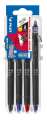Gelový roller Pilot FriXion Point Clicker - set2go, sada 4 barev