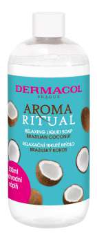 Náplň do tekutého mýdla Dermacol - Aroma Ritual, brazilský kokos, 500 ml