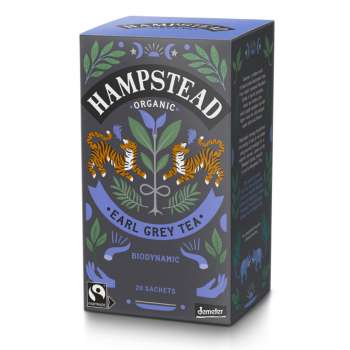 Černý čaj Hampstead - Earl Grey s bergamotem, bio, 20 x 2 g
