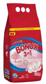 Prací prášek Bonux Color - 6 kg, 80 pracích dávek