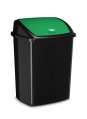 Opadkový koš na tříděný odpad CEP - zelený, 50 l
