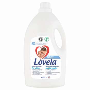 Gel na praní Lovela - na bílé prádlo, 4,5 l, 50 pracích dávek