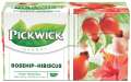 Bylinný čaj Pickwick - šípek a ibišek, 20x 2,5 g