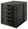 Zásuvkový box HAN KARMA Systembox - ECO, 5 zásuvek, černý