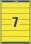 Etikety na pořadače Avery Zweckform - žluté, 192 x 38 mm, 140 ks