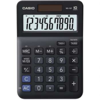 Stolní kalkulačka Casio MS 10 F - 10místný displej