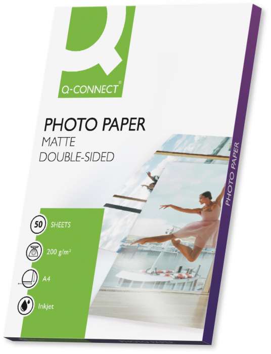 Fotopap r Q Connect A4 Oboustrann 200 G m2 Matn 50 Ks OFFICEO cz Fotopap r Q Connect A4 Oboustrann 200 G m2 Matn 50 Ks OFFICEO cz