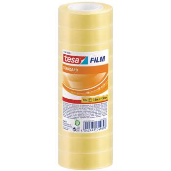 Lepicí páska Tesa Film - 15 mm x 33 m, transparentní, 10 ks