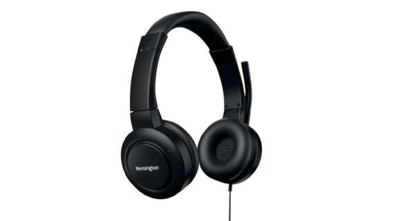 Sluchátka Kensington H1000 s mikrofonem - drátová, USB-C, černá