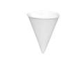 Jednorázový pohárek kónický BIO-ECO Vending - papírový, 130 ml, bílý, 100% kompostovatelný