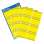 Etikety do mrazáků Avery Zweckform - žlutozelené, 36 x 28 mm, 40 ks