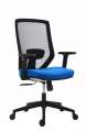 Kancelářská židle New Zen - synchronní, černá/modrá
