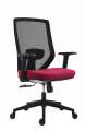 Kancelářská židle New Zen - synchronní, černá/červená