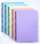 Kroužkový blok Pastelini A5, linkovaný - fialový, 60 listů