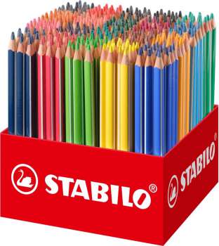 Pastelky Stabilo Trio® thick - trojhranné, 300 ks (box)