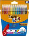Dětské fixy Bic - sada 12 barev