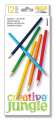 Pastelky Creative Jungle - trojhranné, 12 barev