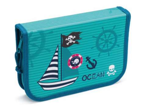 Penál jednopatrový - Ocean pirate