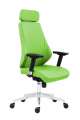 Kancelářská židle Nella - s podhlavníkem, synchro, sv.zelená