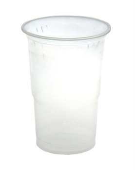 Plastové kelímky - 500 ml, čiré, 50 ks