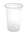 Plastové kelímky - 500 ml, čiré, 50 ks