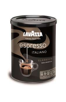 Mletá káva Lavazza - Caffé Espresso, plechovka, 250 g