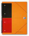 Kroužkový blok Oxford International Meetingbook A4+, linkovaný - 80 listů