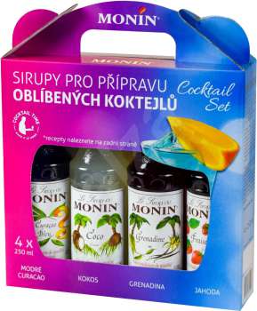 Sada ovocných sirupů Monin Cocktail box
