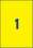 Velmi odolné polyesterové etikety Avery Zweckform - žluté, 210 x 297 mm, 20 ks