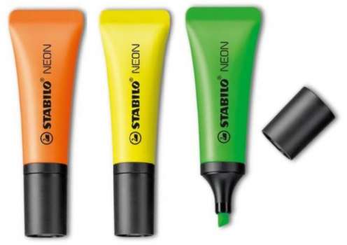 Zvýrazňovač STABILO NEON, mix barev