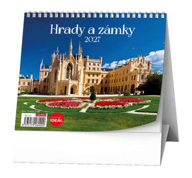 Stolní kalendář 2027 Hrady a zámky