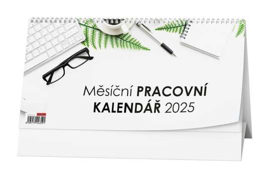 Stolní kalendář 2025 Měsíční pracovní