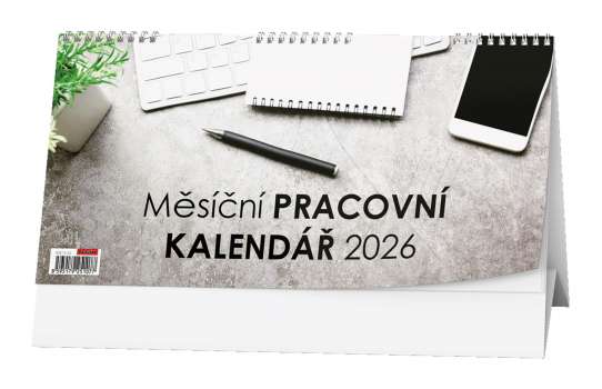 Stolní kalendář 2026 Měsíční pracovní