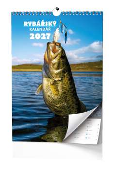 Nástěnný kalendář 2027 Rybářský
