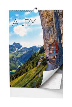 Nástěnný kalendář 2025 Alpy