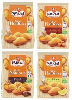 Sada čtyř balení Mini Madlenek St Michel