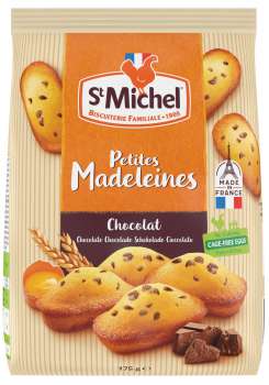 St Michel Mini Madlenky s kousky čokolády 175g