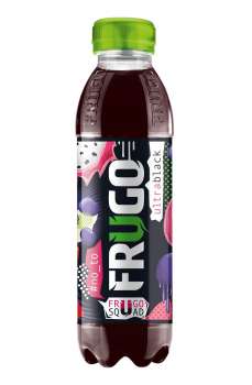 Ovocný nápoj FRUGO - black, 12 x 0,5 l
