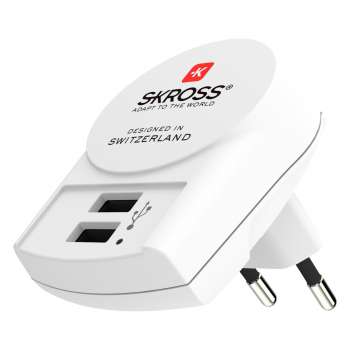 Nabíjecí adaptér Skross - 2 USB výstupy