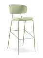 Barová židle Flexi - světle zelená