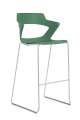 Barová židle Aoki Bar - tmavě zelená