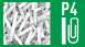 Skartovačka Leitz IQ Protect 10X EU - P4, řez na mikročástice 4 x 40 mm